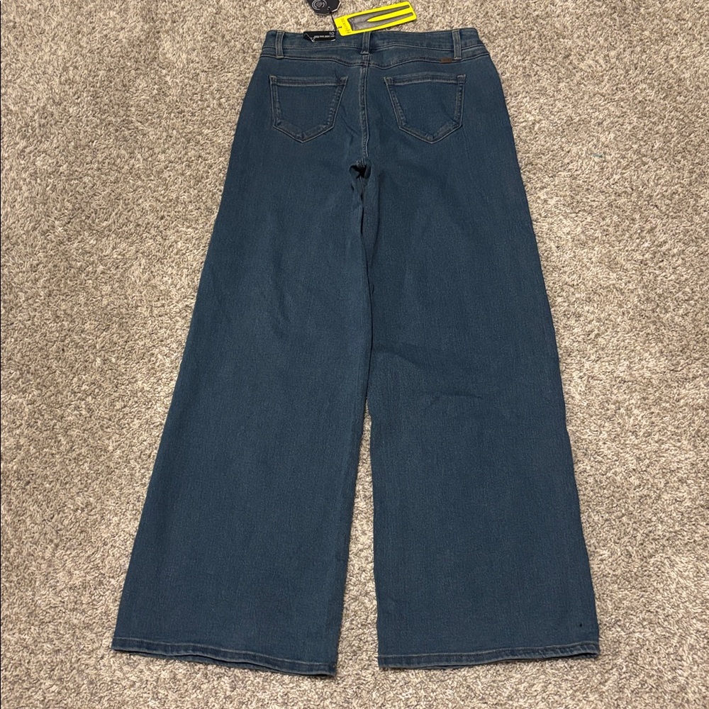 NWT 1822 Denim High Rise Wide Leg Jeans 10 - Picture 4 of 12